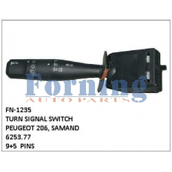 6253.77, TURN SIGNAL SWITCH, FN-1235 for PEUGEOT 206， SAMAND