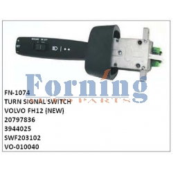 20797836, 3944025, SWF203102, VO-010040, TURN SIGNAL SWITCH, FN-1074 for VOLVO FH12 (NEW)