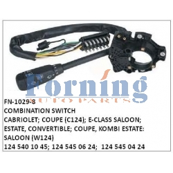 1245401045; 124545 06 24;1245450424, COMBINATION SWITCH, FN-1029-8 for CABRIOLET; COUPE (C124); E-CLASS SALOON; ESTATE, CONVERTIBLE; COUPE, KOMBI ESTATE: SALOON (W124)