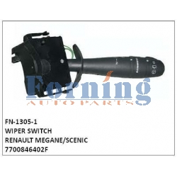 7700846402F, WIPER SWITCH, FN-1305-1 for RENAULT MEGANE/SCENIC