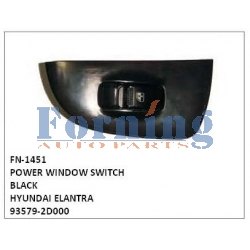 93579-2D000,POWER WINDOW SWITCH BLACK,FN-1451 for HYUNDAI ELANTRA