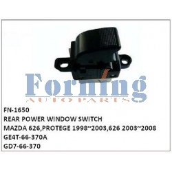 GE4T-66-370A,GD7-66-370,REAR POWER WINDOW SWITCH,FN-1650 for MAZDA 626,PROTEGE 1998~2003,626 2003~2008