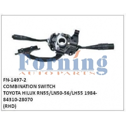 84310-28070, COMBINATION SWITCH, FN-1497-2 for TOYOTA HILUX RN55/LN50-56/LH55 1984-