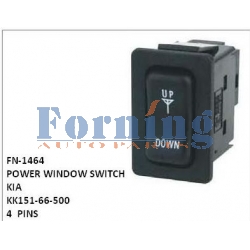 KK151-66-500,POWER WINDOW SWITCH,FN-1464 for KIA