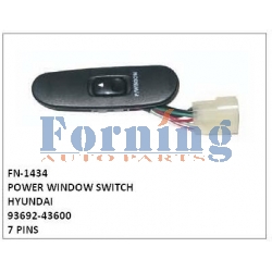 93692-43600,POWER WINDOW SWITCH,FN-1434 for HYUNDAI