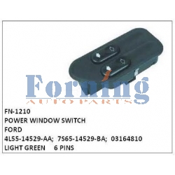 4L55-14529-AA,7S65-14529-BA,03164810,POWER WINDOW SWITCH,FN-1210 for FORD