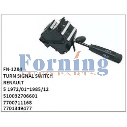 510032706601, 7700711168, 7701349477 , TURN SIGNAL SWITCH, FN-1284 for RENAULT, 5 1972/01~1985/12