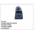 POWER WINDOW SWITCH, FN-1277 for PEUGEOT BOXER , CITROEN JUMPER, FIAT DUCATO