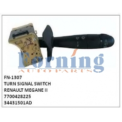 7700428225, 34431501AD, TURN SIGNAL SWITCH, FN-1307 for RENAULT MEGANE II