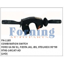 97KG-14K147-AD COMBINATION SWITCH, FN-1185 for FORD KA 96`01, FIESTA JAS, JBS, STEILHECK 95~99