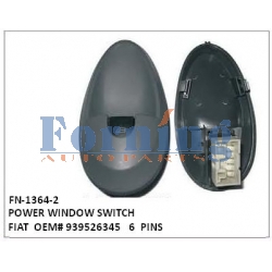 POWER WINDOW SWITCH, FN-1364-2 for FIAT