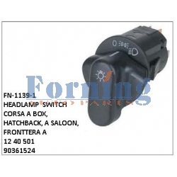 1240501, 90361524，HEADLAMP  SWITCH， FN-1139-1 for CORSA A BOX, HATCHBACK, A SALOON, FRONTTERA A