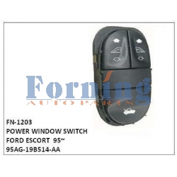 95AG19B514AA POWER WINDOW SWITCH, FN-1203 for FORD ESCORT  95~