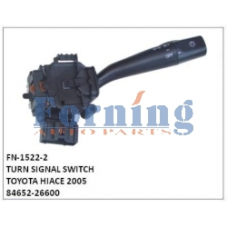 84652-26600,TURN SIGNAL SWITCH, FN-1522-2 for TOYOTA HIACE 2005