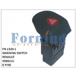 308821C, WARNING SWITCH, FN-1320-1 for RENAULT