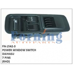 POWER WINDOW SWITCH, FN-1542-3 for DAIHASU