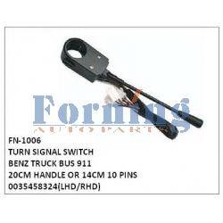 0035458324, TURN SIGNAL SWITCH, FN-1006 for BENZ TRUCK BUS 911