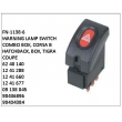 62 40 140, 12 41 288, 12 41 660, 12 41 677, 09 138 045, 90436896, 90434384, WARNING LAMP SWITCH, FN-1138-6 for COMBO BOX, CORSA B HATCHBACK, BOX, TIGRA COUPE