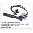 6885407045, TURN SIGNAL SWITCH, FN-1010 for MERCEDES BENZ CAMINHAO LN HPN 1993~ LIMP BUZ SETA (PRETA Black Handle)