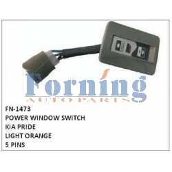 LIGHT ORANGE,POWER WINDOW SWITCH,FN-1473 for KIA PRIDE