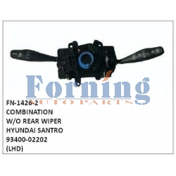 93400-02202,W/O REAR WIPER,COMBINATION SWITCH,FN-1426-2 for HYUNDAI SANTRO