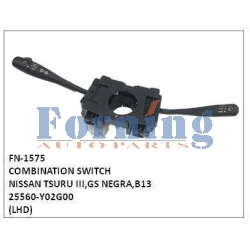 25560-Y02G0, 036-164-J1 (CADERON), COMBINATION SWITCH, FN-1575 for NISSAN TSURU III,GS NEGRA,B13