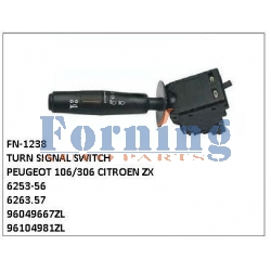 6253-56, 6263.57 , 96049667ZL, 96104981ZL, TURN SIGNAL SWITCH, FN-1238 for PEUGEOT , 106/306 , CITROEN ZX