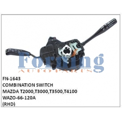 WAZO-66-120A,COMBINATION,SWITCH,FN-1643 for MAZDA T2000,T3000,T3500,T4100
