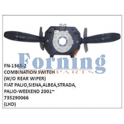 735290066, COMBINATION SWITCH, FN-1365-2 for FIAT PALIO,SIENA,ALBEA,STRADA,PALIO-WEEKEND 2001~ (W/O REAR WIPER)