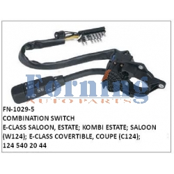 1245402044, COMBINATION SWITCH, FN-1029-5 for COUPE (C124); E-CLASS SALOON, ESTATE; KOMBI ESTATE; SALOON (W124); E-CLASS COVERTIBLE, COUPE