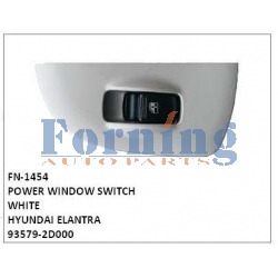 93579-2D000,POWER WINDOW SWITCH WHITE,FN-1454 for HYUNDAI ELANTRA