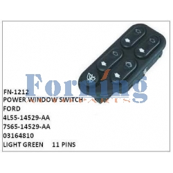 4L55-14529-AA, 7S65-14529-AA, 03164810 POWER WINDOW SWITCH, FN-1212 for FORD