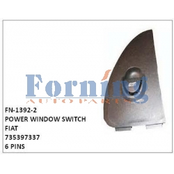 POWER WINDOW SWITCH, FN-1392-2 for FIAT