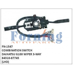 84310-87745, COMBINATION SWITCH, FN-1547 for DAIHATSU G100 WIPER 3-WAY