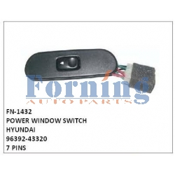 96392-43320,POWER WINDOW SWITCH,FN-1432 for HYUNDAI