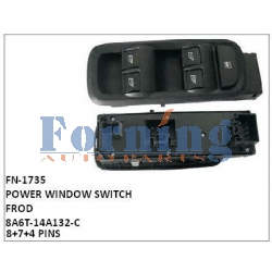 8A6T-14A132-CC POWER WINDOW SWITCH, FN-1735 for FORD
