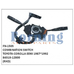 84310-12800, COMBINATION SWITCH, FN-1505 for TOYOTA COROLLA EE90 1987~1992