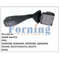 92045500, 92042405, 92043295, 92042394, 501592, 501573,501572, 501571 WIPER SWITCH FN-1101-4 for OPEL