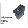 96000586XX, LIGHT ORANGE, PUSH BUTTON SWITCH, FN-1264 for PEUGEOT 405