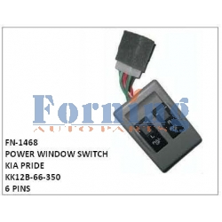 KK12B-66-350,POWER WINDOW SWITCH,FN-1468 for KIA PRIDE