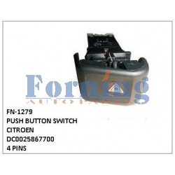 PUSH BUTTON SWITCH, FN-1279 for CITROEN