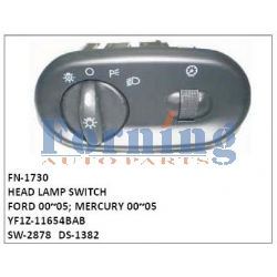 YF1Z-11654BAB, SW-2878, DS-1382 HEAD LAMP SWITCH, FN-1730 for FORD 00~05; MERCURY 00~05