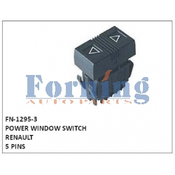 POWER WINDOW SWITCH, FN-1295-3 for RENAULT
