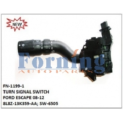 8L8Z-13K359-AA , SW-6505 TURN SIGNAL SWTICH FN-1199-1   FOR FORD ESCAPE HYBRID