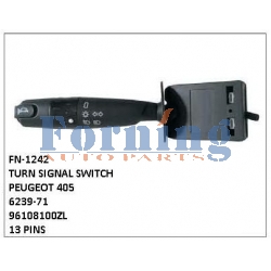 6239-71, 96108100ZL, TURN SIGNAL SWITCH, FN-1242 for PEUGEOT 405