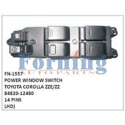 84820-12480,POWER WINDOW SWITCH,FN-1557 for TOYOTA COROLLA ZZE/ZZ