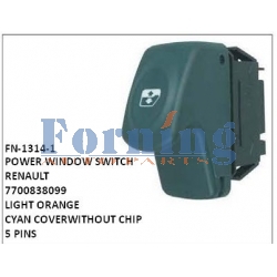 7700838099, POWER WINDOW SWITCH, FN-1314-1 for RENAULT