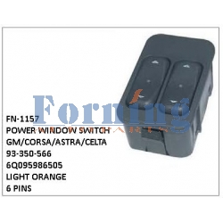 93-350-566,6Q095986505,POWER WINDOW SWITCH, FN-1157 for GM CORSA,ASTRA,CELTA