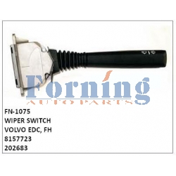 8157723, 202683, WIPER SWITCH, FN-1075 for VOLVO EDC, FH
