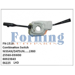 25560-03W00, 88923843,E6225,COMBINATION SWITCH,FN-1516 for NISSAN/DATSUN……1980.LHD